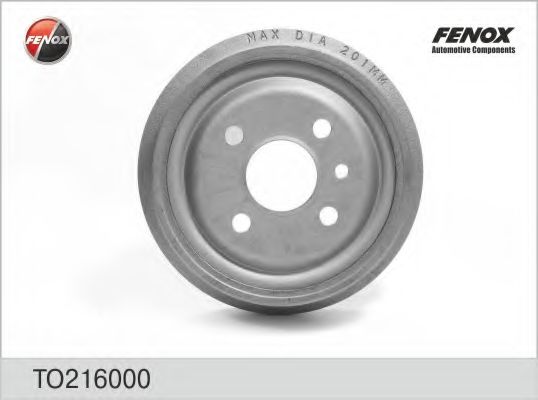FENOX TO216000 Тормозной барабан FENOX для OPEL