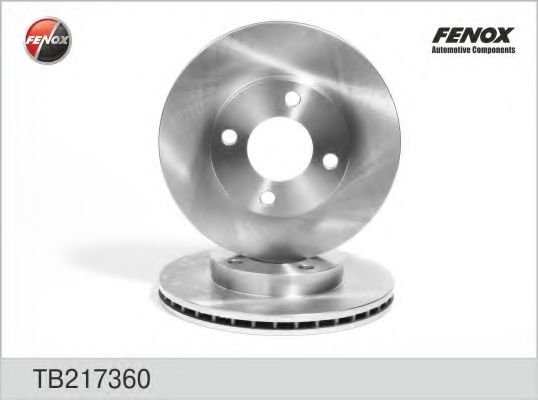 FENOX TB217360 Тормозные диски для AUDI 80
