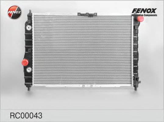FENOX RC00043 Радиатор охлаждения двигателя для CHEVROLET KALOS