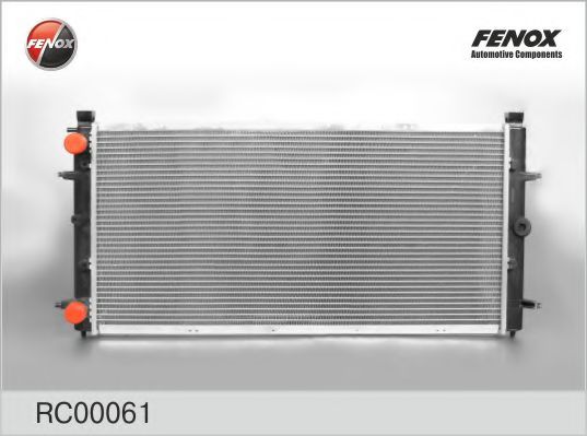 FENOX RC00061 Радиатор охлаждения двигателя FENOX для VOLKSWAGEN