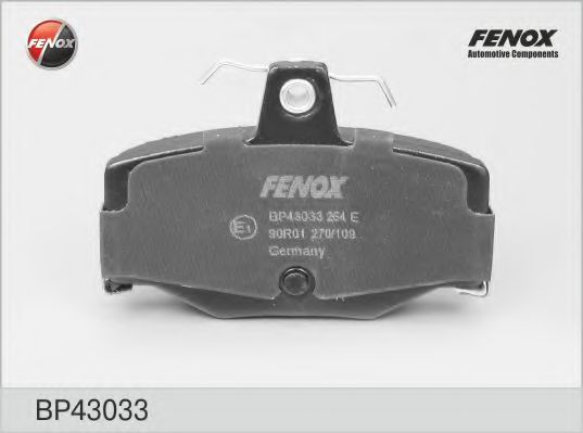 FENOX BP43033 Тормозные колодки для NISSAN SENTRA