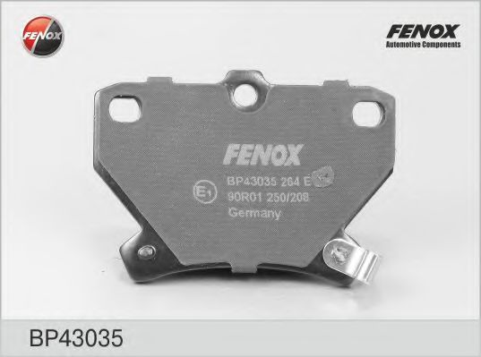 FENOX BP43035 Тормозные колодки FENOX 