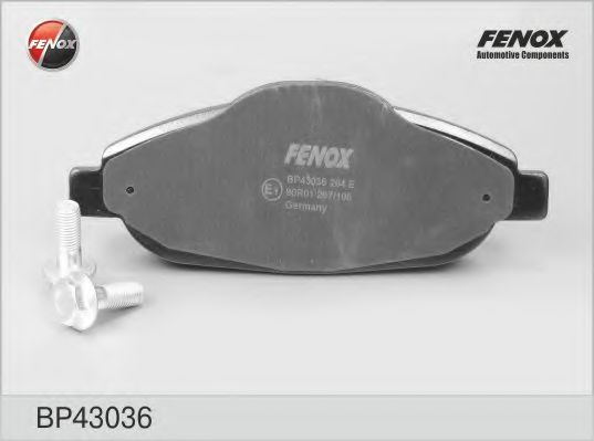 FENOX BP43036 Тормозные колодки FENOX для PEUGEOT
