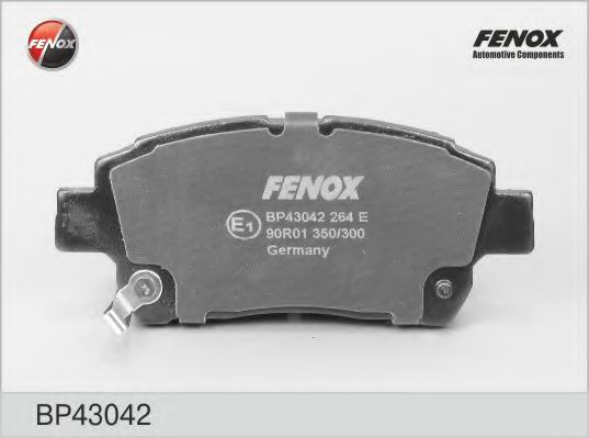 FENOX BP43042 Тормозные колодки для TOYOTA IQ
