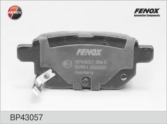 FENOX BP43057 Тормозные колодки для TOYOTA IQ