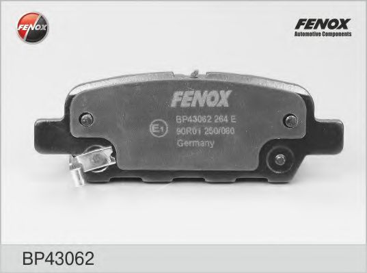 FENOX BP43062 Тормозные колодки FENOX 