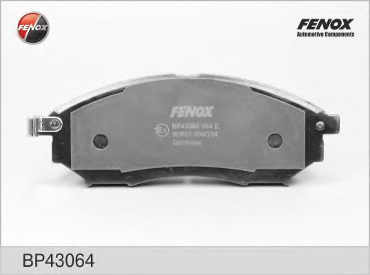 FENOX BP43064 Тормозные колодки для RENAULT KOLEOS