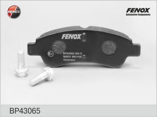FENOX BP43065 Тормозные колодки для CITROËN C2