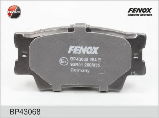 FENOX BP43068 Тормозные колодки FENOX 