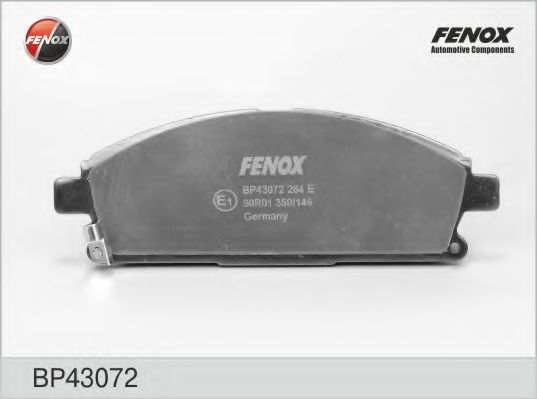 FENOX BP43072 Тормозные колодки FENOX 