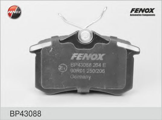 FENOX BP43088 Тормозные колодки для PEUGEOT