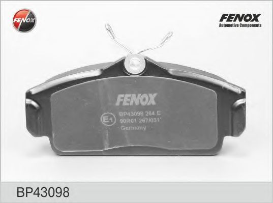 FENOX BP43098 Тормозные колодки для NISSAN ALMERA