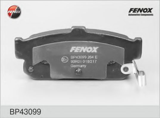 FENOX BP43099 Тормозные колодки для NISSAN ALMERA