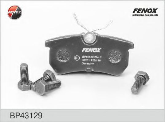 FENOX BP43129 Тормозные колодки для FORD