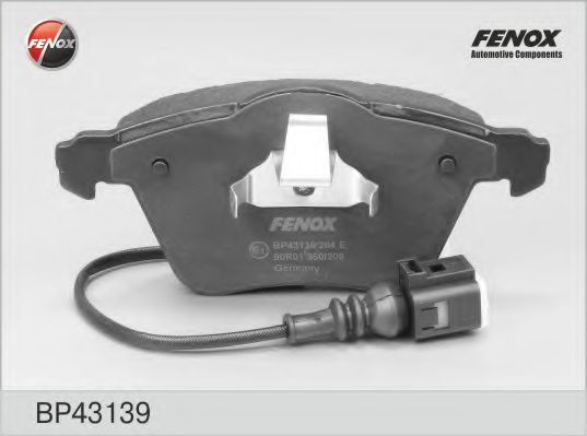 FENOX BP43139 Тормозные колодки FENOX для AUDI