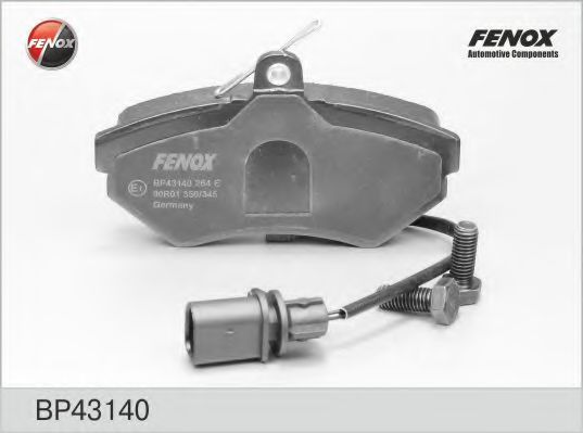 FENOX BP43140 Тормозные колодки FENOX для AUDI