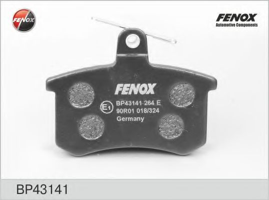 FENOX BP43141 Тормозные колодки FENOX для AUDI