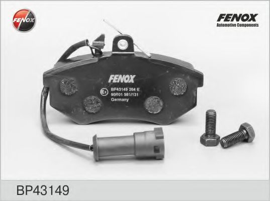 FENOX BP43149 Тормозные колодки FENOX для AUDI