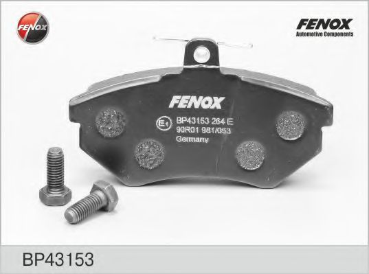 FENOX BP43153 Тормозные колодки для AUDI