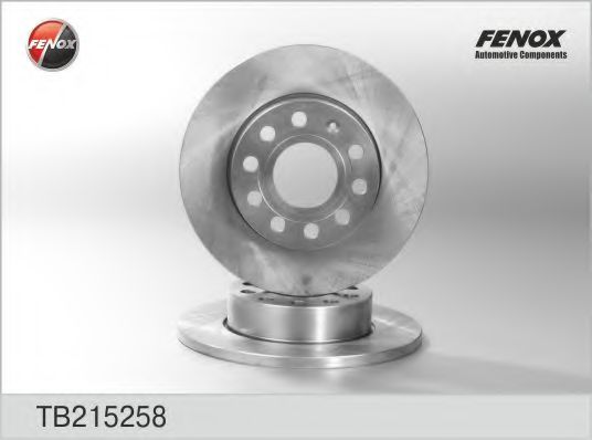 FENOX TB215258 Тормозные диски FENOX для SKODA