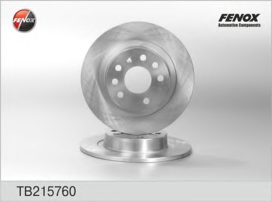 FENOX TB215760 Тормозные диски для OPEL