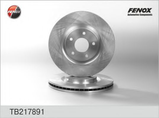 FENOX TB217891 Тормозные диски для RENAULT KOLEOS