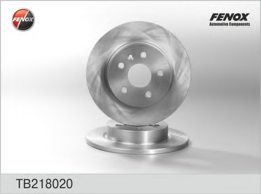 FENOX TB218020 Тормозные диски для OPEL