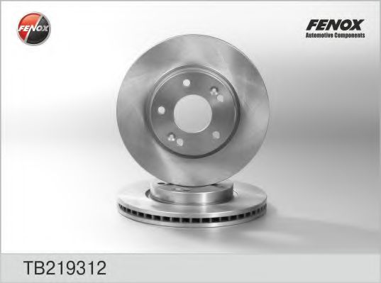 FENOX TB219312 Тормозные диски для KIA PRO CEED