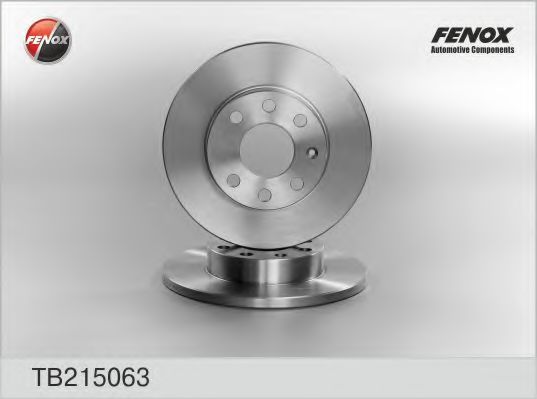 FENOX TB215063 Тормозные диски для OPEL KADETT