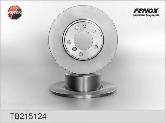 FENOX TB215124 Тормозные диски для BMW 5
