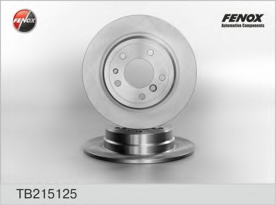 FENOX TB215125 Тормозные диски для BMW 5