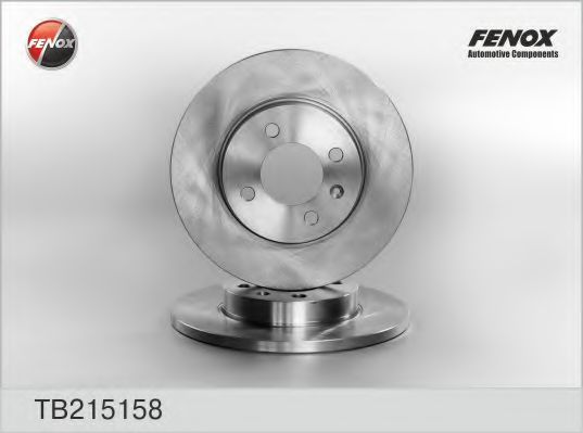 FENOX TB215158 Тормозные диски для VOLKSWAGEN CADDY