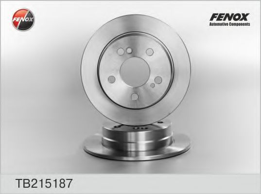FENOX TB215187 Тормозные диски для MERCEDES-BENZ W124