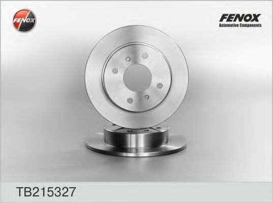 FENOX TB215327 Тормозные диски для NISSAN PRIMERA