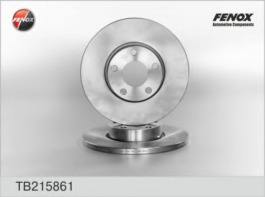 FENOX TB215861 Тормозные диски FENOX для AUDI