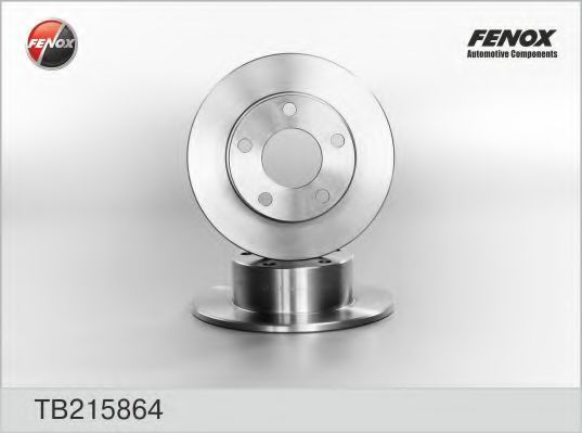 FENOX TB215864 Тормозные диски для SKODA SUPERB