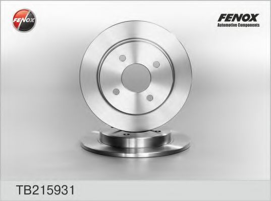 FENOX TB215931 Тормозные диски для FORD FOCUS