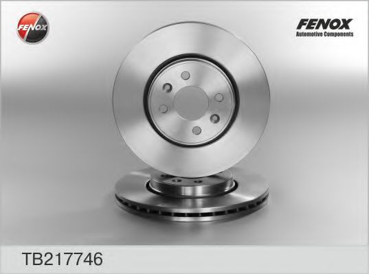 FENOX TB217746 Тормозные диски для RENAULT SCENIC