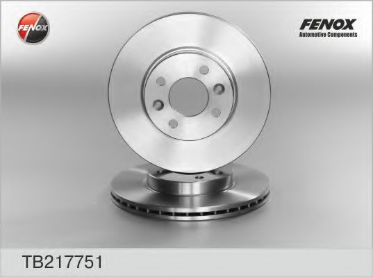 FENOX TB217751 Тормозные диски для RENAULT KANGOO