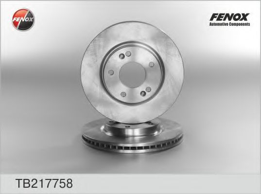FENOX TB217758 Тормозные диски для HYUNDAI TRAJET