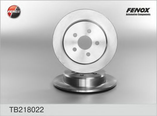 FENOX TB218022 Тормозные диски FENOX для CHRYSLER