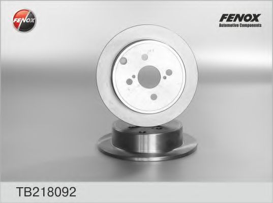 FENOX TB218092 Тормозные диски FENOX для TOYOTA