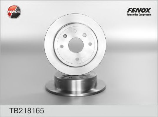 FENOX TB218165 Тормозные диски для CHEVROLET LACETTI