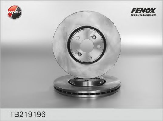 FENOX TB219196 Тормозные диски FENOX для RENAULT