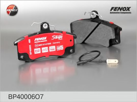 FENOX BP40006O7 Тормозные колодки FENOX для LADA