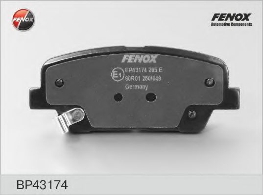 FENOX BP43174 Тормозные колодки FENOX для KIA
