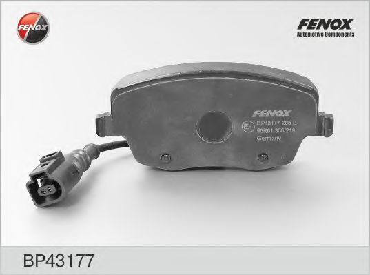 FENOX BP43177 Тормозные колодки FENOX для SKODA