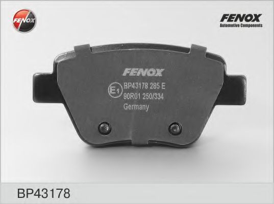 FENOX BP43178 Тормозные колодки FENOX для AUDI
