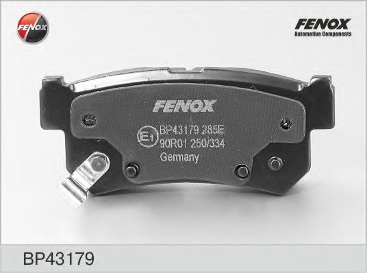 FENOX BP43179 Тормозные колодки FENOX 