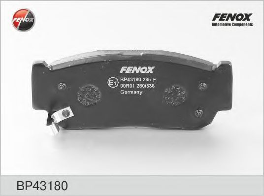 FENOX BP43180 Тормозные колодки FENOX для KIA